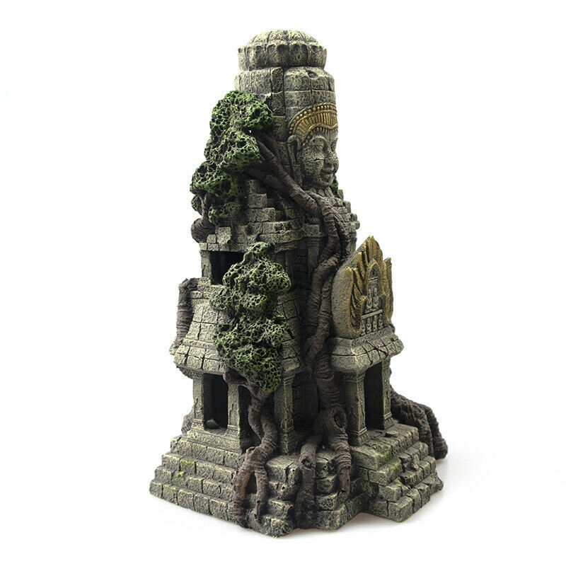 Ornamen Akuarium Rumah Patung  - Aquarium ulasan dan harga