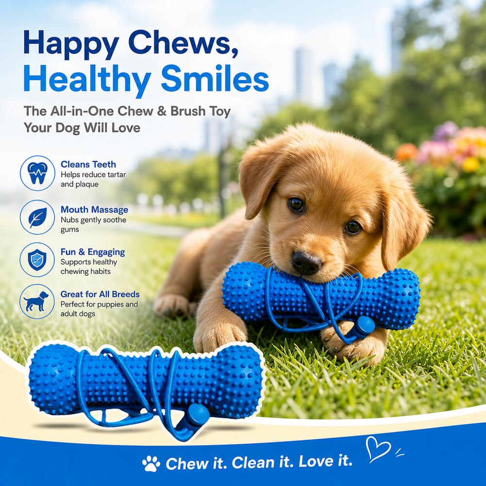 Mainan Kunyah untuk Membersihk - Teeth Cleaning Dog Chew Bone ulasan dan harga