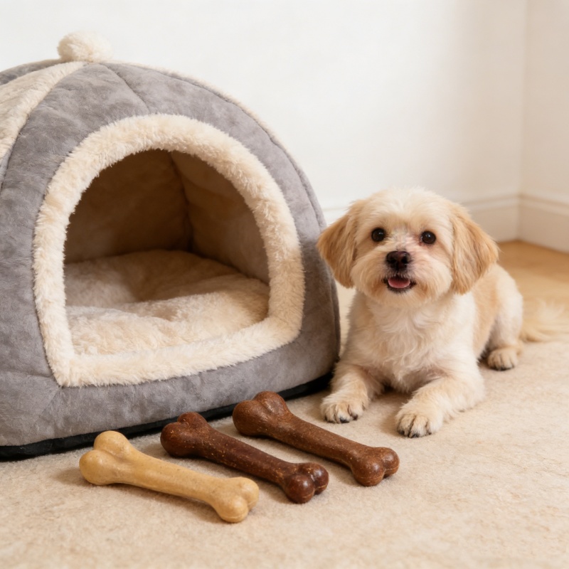 Mainan Kunyah Anjing Rasa Dagi - Teeth Cleaning Dog Chew Bone ulasan dan harga