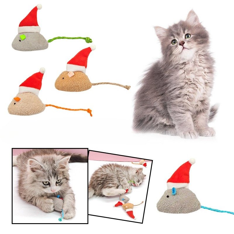 5 Buah Mainan Kunyah Dorong Ku - Catnip Interactive Plush Mouse ulasan dan harga