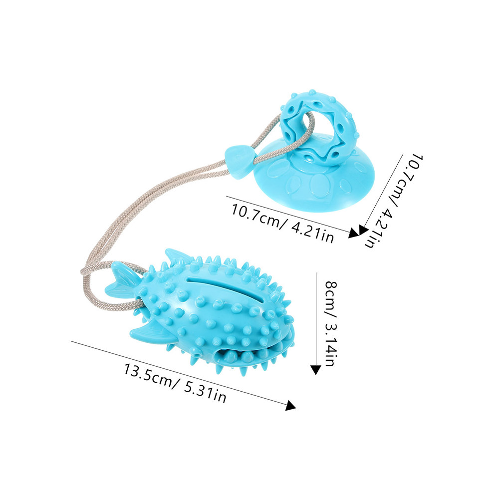 2 Buah Mainan Anjing dengan Ca - Suction Cup Dog Tug Toy ulasan dan harga