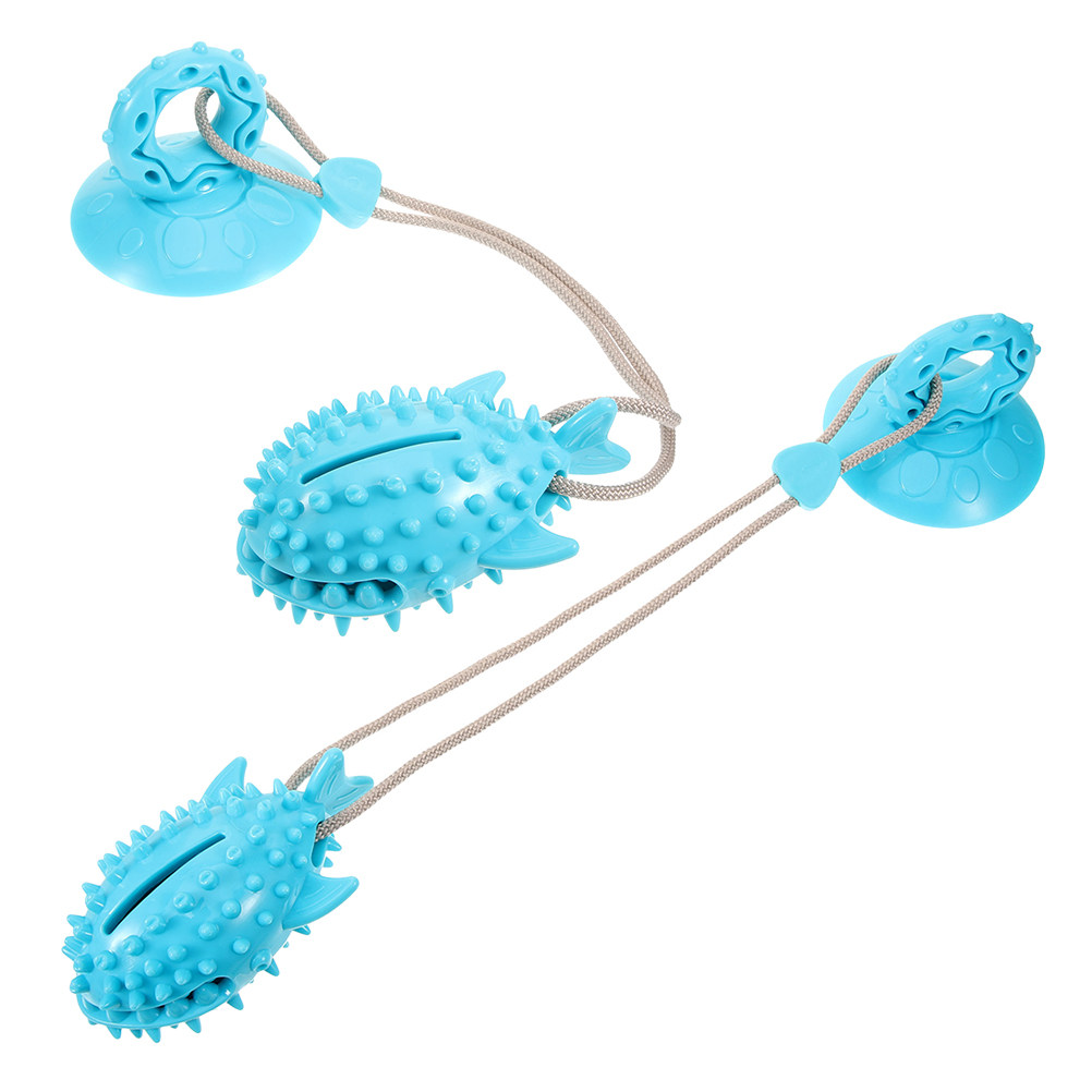 2 Buah Mainan Anjing dengan Ca - Suction Cup Dog Tug Toy ulasan dan harga