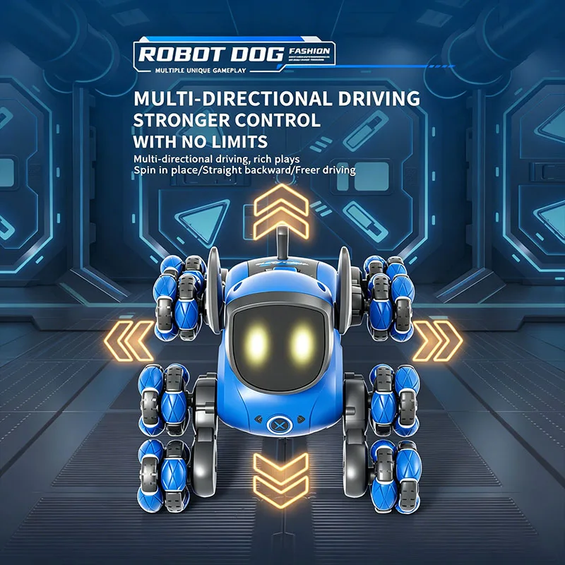 JJRC Q200 2026 Robot Anjing RC - Interactive Squeaky Plush Dog Toy ulasan dan harga