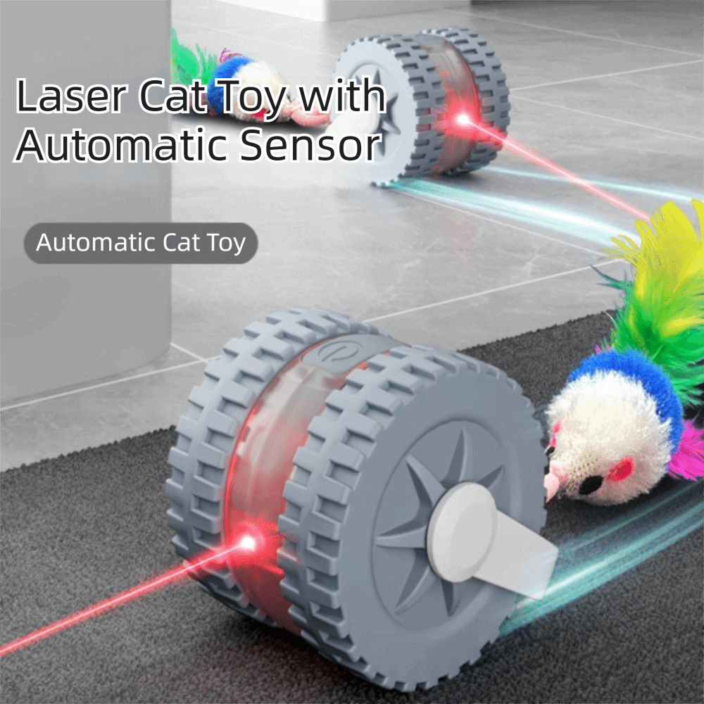 Mainan Bola Kucing Otomatis Be - Laser Pointer Cat Toy Automatic ulasan dan harga